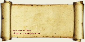 Valentina Adamović vizit kartica